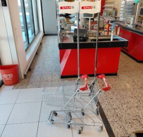 2 Stück | Kindereinkaufswagen