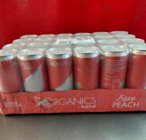 1 Tray Fizzy Peach Red Bull Organics