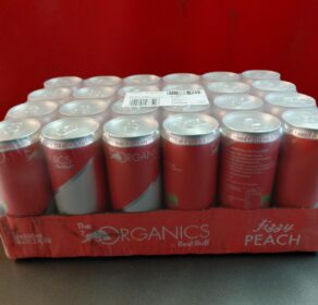 1 Tray Fizzy Peach Red Bull Organics