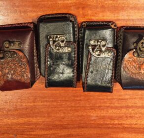 4 Kleine Ledergürteltaschen SZ